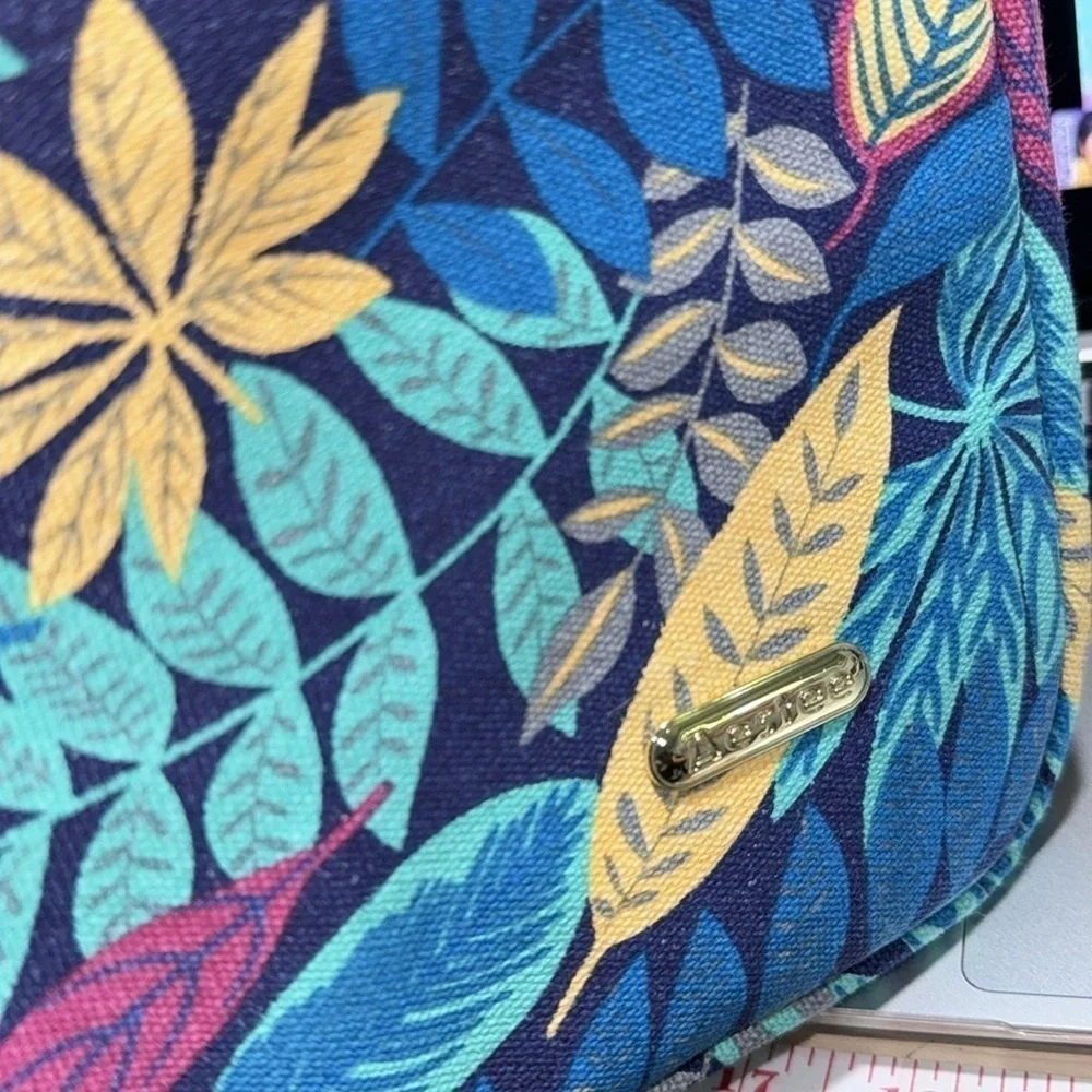 Laptop padded case protection 13.3” NEW colorful floral canvas print computer